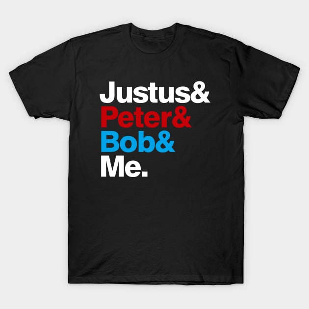 Justus & Peter & Bob & Me T-Shirt by BedRockDesign